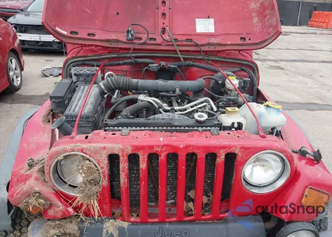 2004 Jeep Wrangler Sport из США, поврежденный, VIN 1J4FA49SX4P794578